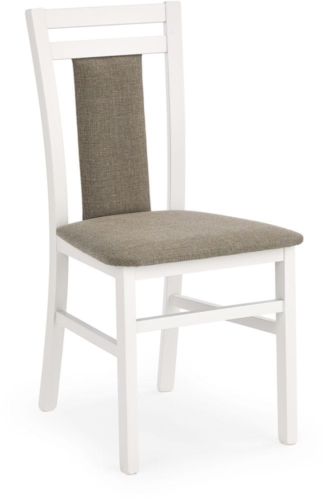 Halmar Drevená stolička Hubert 8, biela / inari 23